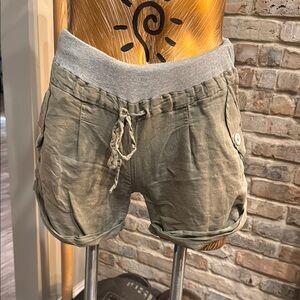 Splendid Olive Women's Cargo Shorts